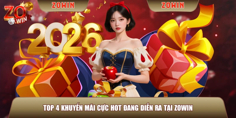 Top 4 khuyến mãi cực hot đang diễn ra tại ZOWIN
